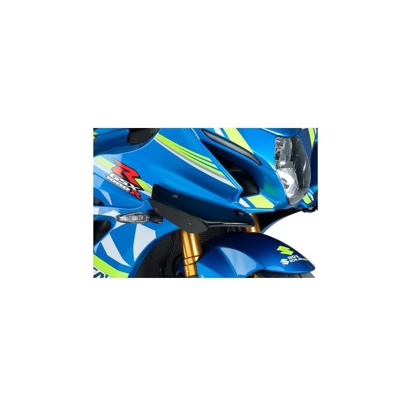 PAR DE SPOILERS AERODINÁMICOS PUIG SUZUKI GSX-R 1000 R 2017-2020, NEGRO