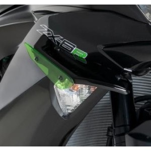 PAIR OF AERODYNAMIC SPOILERS PUIG KAWASAKI ZX-6R 636 2019-2020
