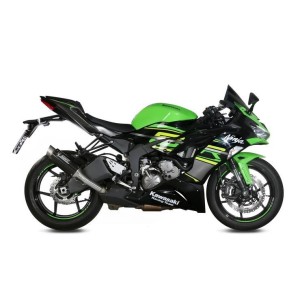 TERMINALE MIVV GP PRO KAWASAKI ZX-6R 636 2019-2020, OMOLOGATO CARBONIO