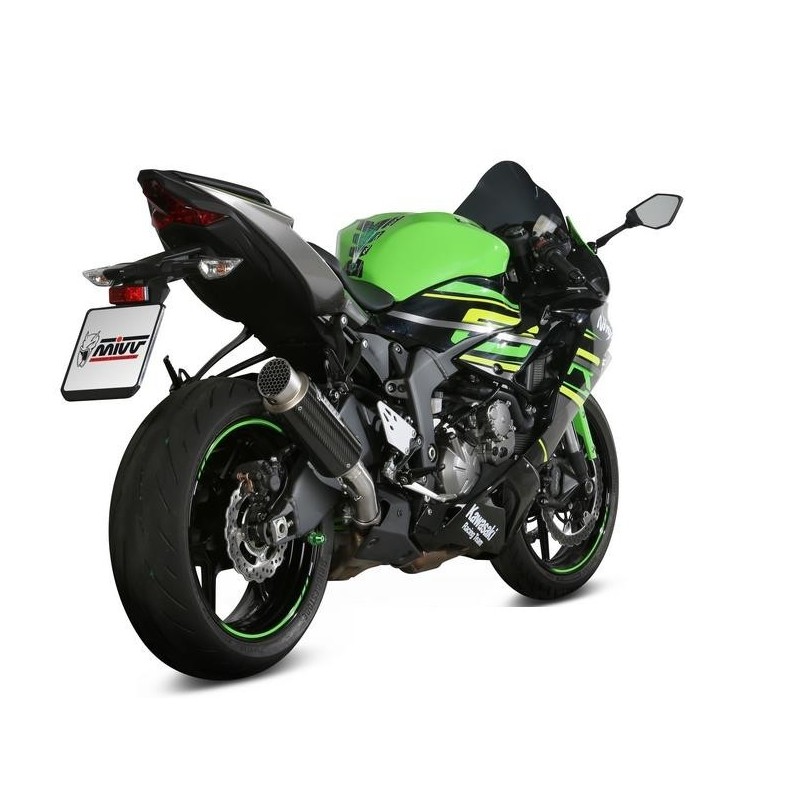 EXHAUST MIVV MK3 KAWASAKI ZX-6R 636 2019-2020, NOT APPROVED CARBON