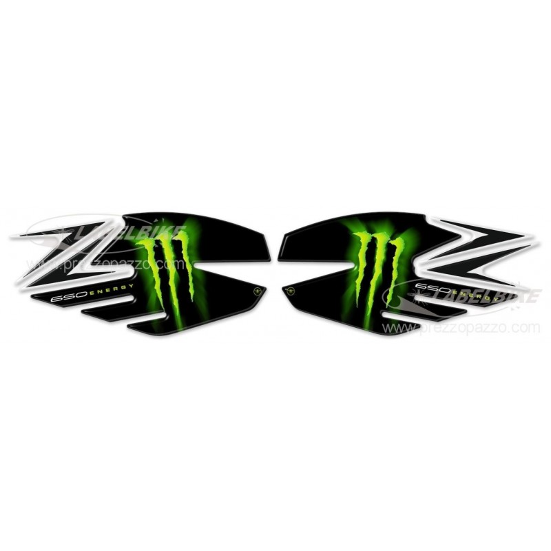 PEGATINAS 3D PROTECTORES LATERALES DEPOSITO KAWASAKI Z 650