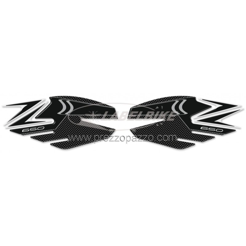 PEGATINAS 3D PROTECTORES LATERALES DEPOSITO KAWASAKI Z 650