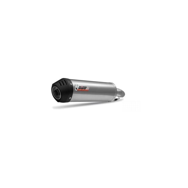 TERMINALE MIVV OVALE BMW K 1200 R/S 2005-2008, DEKAT TITANIO/CARBONIO