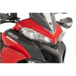 FRONT HEADLIGHT GUARD PUIG DUCATI MULTISTRADA 950 2017-2020, TRANSPARENT