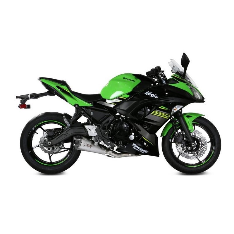 IMPIANTO DI SCARICO COMPLETO MIVV DELTA RACE KAWASAKI NINJA 650 2020, DEKAT ACCIAIO/CARBONIO