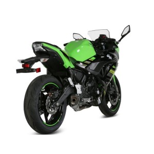 IMPIANTO DI SCARICO COMPLETO MIVV DELTA RACE KAWASAKI NINJA 650 2020, DEKAT ACCIAIO/CARBONIO