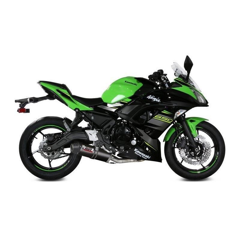 IMPIANTO DI SCARICO COMPLETO MIVV OVALE KAWASAKI NINJA 650 2020, DEKAT CARBONIO