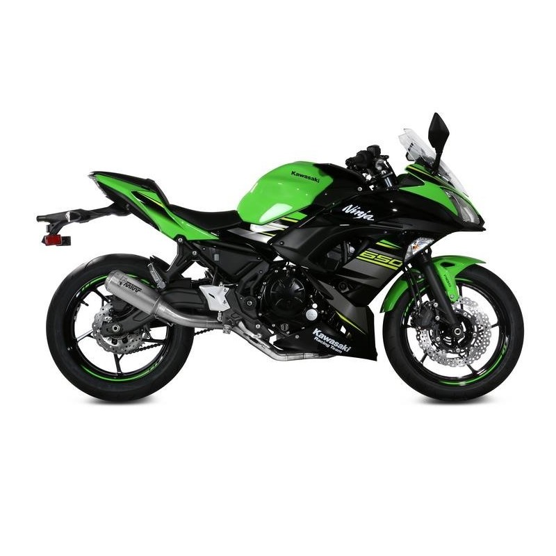 COMPLETE EXHAUST SYSTEM MIVV MK3 KAWASAKI NINJA 650 2020, NOT APPROVED STEEL