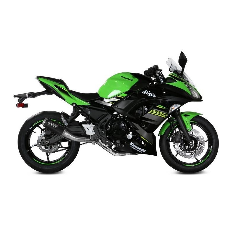 IMPIANTO DI SCARICO COMPLETO MIVV MK3 KAWASAKI NINJA 650 2020, NON OMOLOGATO BLACK