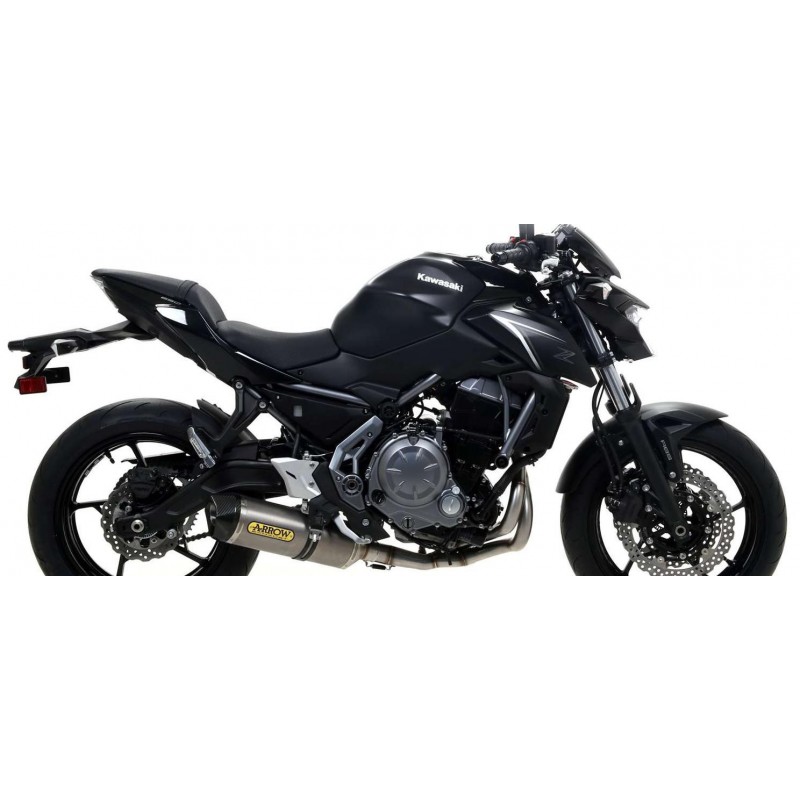 ARROW RACE-TECH FULL EXHAUST SYSTEM KAWASAKI Z 650 2020, TITANIUM/CARBON, DEKAT