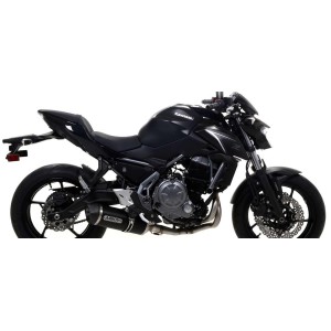 IMPIANTO DI SCARICO COMPLETO ARROW RACE-TECH KAWASAKI Z 650 2020, ALLUMINIO DARK/CARBONIO, CATALIZZATO