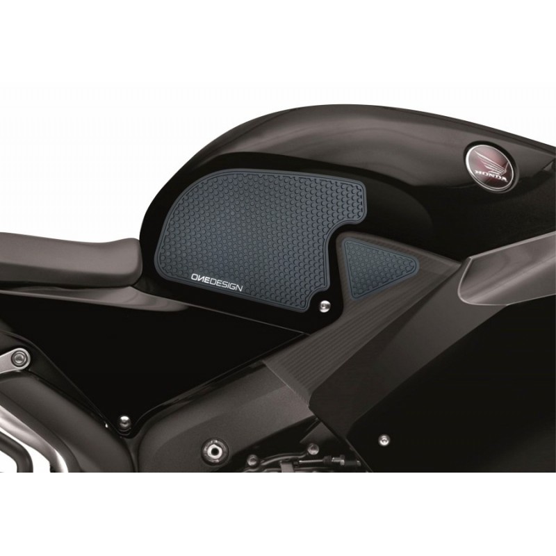 PAAR STICKERS ONEDESIGN GRIP TANK HONDA CBR 600 RR 2013-2017, SCHWARZ