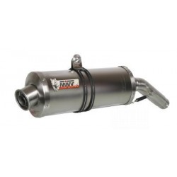 EXHAUST MIVV OVAL KAWASAKI ZX-10R 2004-2005, APPROVED TITANIUM HIGH PASS