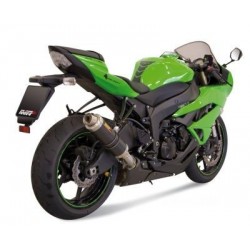 EXHAUST MIVV GP KAWASAKI ZX-6R 2009-2012, APPROVED CARBON