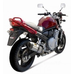 EXHAUST MIVV SUONO FOR SUZUKI BANDIT 650/S 2007-2010, APPROVED STEEL/CARBON