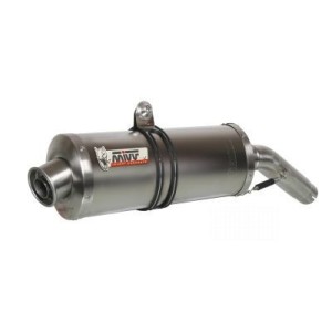 TERMINALE MIVV OVALE SUZUKI GSX-R 1000 2005-2006, OMOLOGATO ACCIAIO