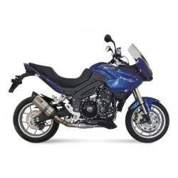 TERMINALE MIVV SUONO PER CON PASSAGGIO BASSO TRIUMPH TIGER 1050 2007-2015, DEKAT ACCIAIO/CARBONIO