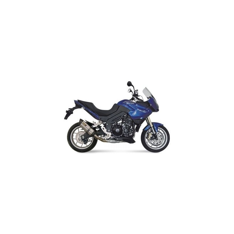 TERMINALE MIVV SUONO PER CON PASSAGGIO BASSO TRIUMPH TIGER 1050 2007-2015, DEKAT ACCIAIO/CARBONIO