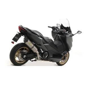 IMPIANTO DI SCARICO COMPLETO ARROW RACE-TECH YAMAHA T-MAX 560 2020-2021, TITANIO/CARBONIO, DEKAT