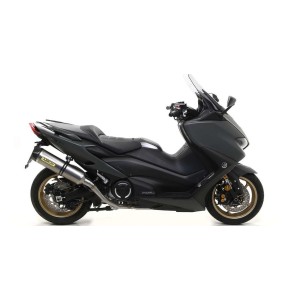IMPIANTO DI SCARICO COMPLETO ARROW THUNDER YAMAHA T-MAX 560 2020-2021, ALLUMINIO/CARBONIO, CATALIZZATO