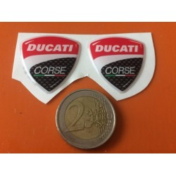 COPPIA ADESIVI STEMMA DUCATI 3D MM 30 (2 PZ)
