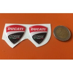 COPPIA ADESIVI STEMMA DUCATI 3D MM 30 (2 PZ)