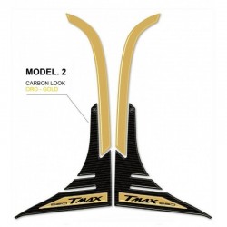 3D STICKERS FAIRING PROFILE PROTECTION YAMAHA T-MAX 560 2020-2021, CARBON GOLD