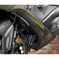 3D-AUFKLEBER FAIRING PROFILSCHUTZ YAMAHA T-MAX 560 2020-2021, CARBON/GOLD