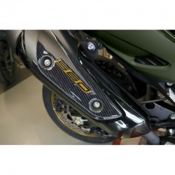 3D STICKER HEAT PROTECTION ORIGINAL EXHAUST YAMAHA T-MAX 560 2020-2021, CARBON GOLD