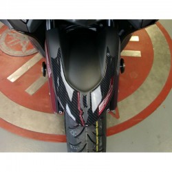 3D STICKER FRONT FENDER PROTECTION YAMAHA T-MAX 560 2020-2021, CARBON RED