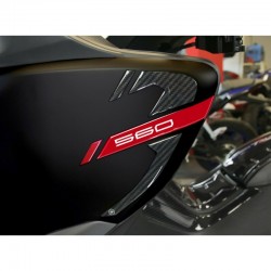 KIT DE ADHESIVOS 3D YAMAHA T-MAX 560 2020-2021, CARBON RED ERGAL