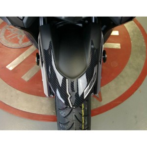 KIT DE ADHESIVOS 3D YAMAHA T-MAX 560 2020-2021, SILVER CARBONO