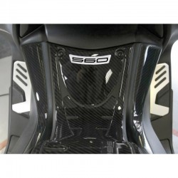 3D FAIRING STICKERS KIT YAMAHA T-MAX 560 2020-2021, CARBON SILVER