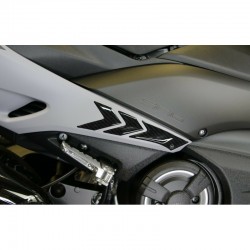 3D FAIRING STICKERS KIT YAMAHA T-MAX 560 2020-2021, CARBON SILVER