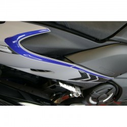 KIT ADESIVI CARENA 3D YAMAHA T-MAX 560 2020-2021, CARBONIO/BLU METAL