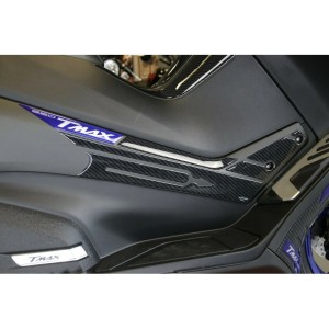 3D FAIRING STICKERS KIT YAMAHA T-MAX 560 2020-2021, CARBON BLUE METAL