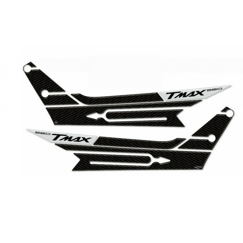 3D BOOMERANG STICKERS YAMAHA T-MAX 560 2020-2021, CARBON SILVER