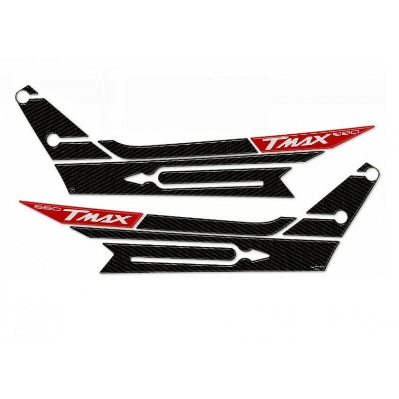 PEGATINAS 3D BOOMERANG YAMAHA T-MAX 560 2020-2021, CARBON RED ERGAL