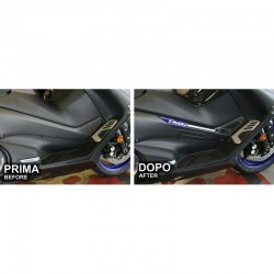 3D BOOMERANG STICKERS YAMAHA T-MAX 560 2020-2021, CARBON BLUE METAL