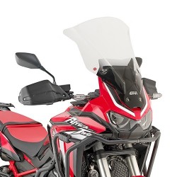 CUPOLINO GIVI TOURING HONDA AFRICA TWIN 1100 2020-2023, TRASPARENTE