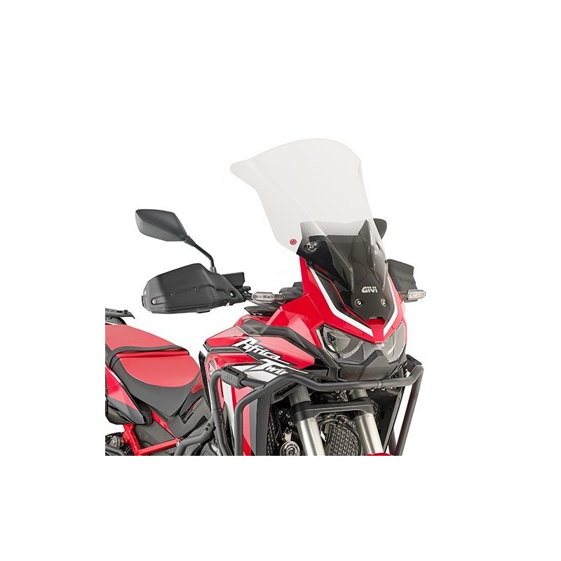 CUPOLINO GIVI TOURING HONDA AFRICA TWIN 1100 2020-2023, TRASPARENTE