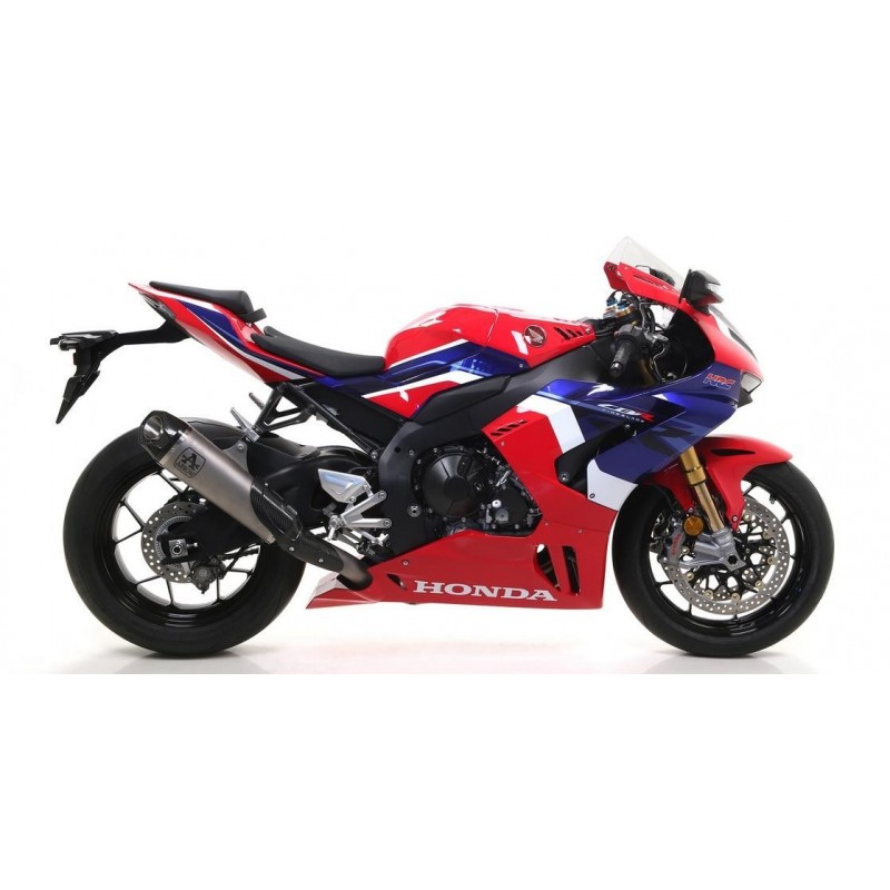 TERMINALE DI SCARICO ARROW WORKS HONDA CBR 1000 RR-R 2020-2021, TITANIO/CARBONIO, OMOLOGATO