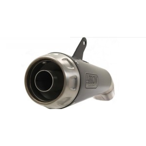 TERMINALE ARROW PRO-RACE SUZUKI KATANA 1000 2019-2020, ACCIAIO DARK, OMOLOGATO