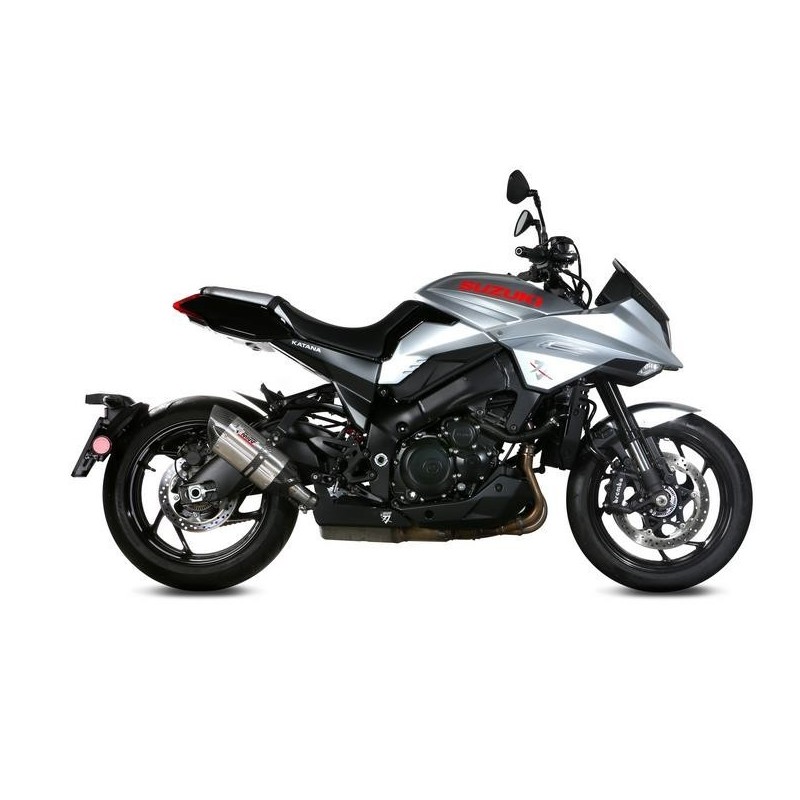 EXHAUST MIVV SUONO FOR SUZUKI KATANA 1000 2019-2020, APPROVED STEEL/CARBON