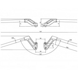 RIZOMA HANDLEBAR PAIR SUZUKI KATANA 1000 2019-2020