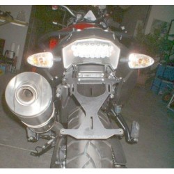 PORTATARGA BMW F 800 GS 2008-2012, CON INCLINAZIONE REGOLABILE (SENZA COVER IN PLASTICA)