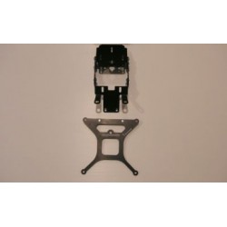 LICENSE PLATE SUPPORT BMW F 800 GS 2008-2012, WITH ADJUSTABLE INCLINATION (WITH PLASTIC COVER INCLUDED)