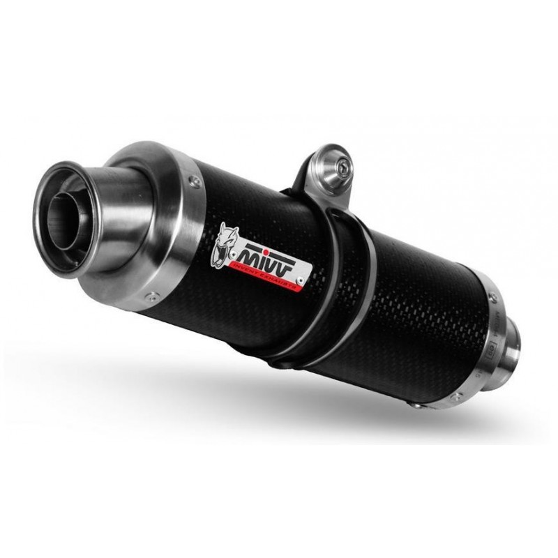 COPPIA TERMINALI MIVV GP TRIUMPH SPEED TRIPLE S 2016-2020, OMOLOGATI CARBONIO