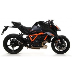 TERMINALE ARROW PRO-RACE KTM 1290 SUPER DUKE R 2020, ACCIAIO DARK, OMOLOGATO