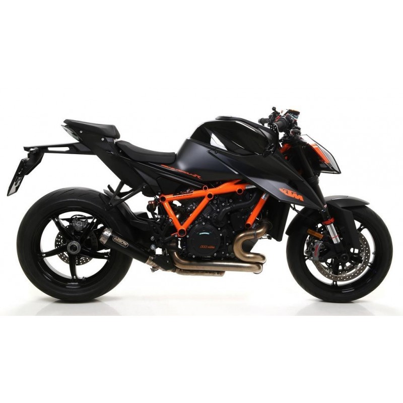 TERMINALE ARROW PRO-RACE KTM 1290 SUPER DUKE R 2020, ACCIAIO DARK, OMOLOGATO